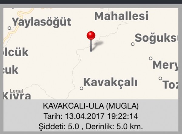 O ilde korkutan deprem