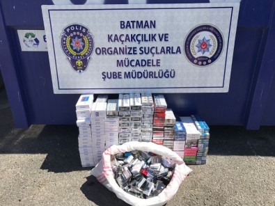 Batman'da 12 Bin 250 Paket Kaçak Sigara Ele Geçirildi