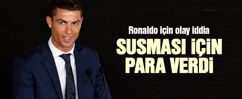 Cristiano Ronaldo için tecavüz iddiası!