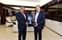 DIŞİŞLERİ KOMİSYONU - Milletvekillerinden Başkan Gürkan'a Ziyaret