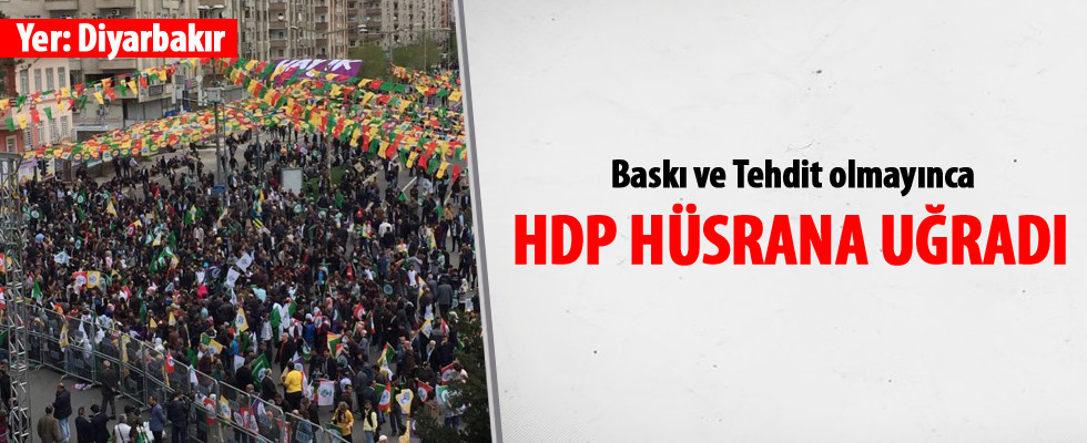 HDP, Diyarbakır'da hüsrana uğradı