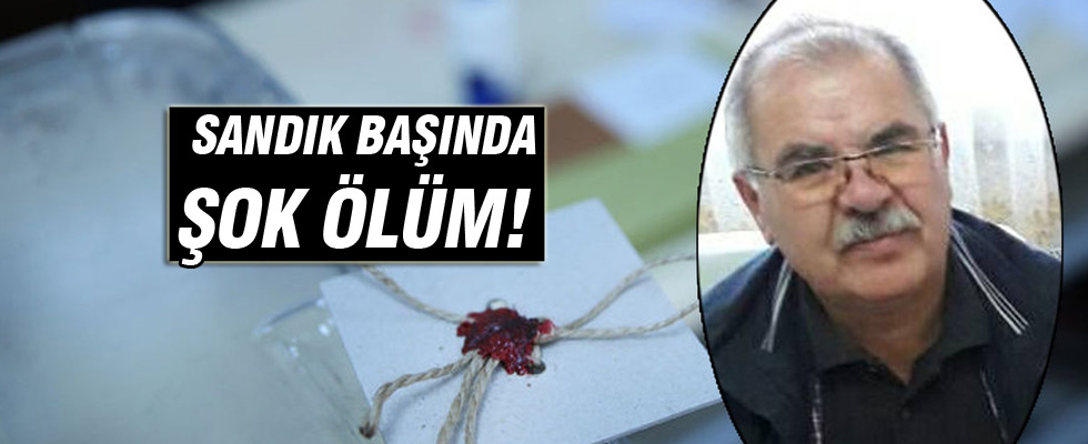 Ankara'da sandık görevlisi kalp krizinden öldü