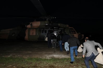 Diyarbakır'da Oy Torbaları Helikopterle Taşındı