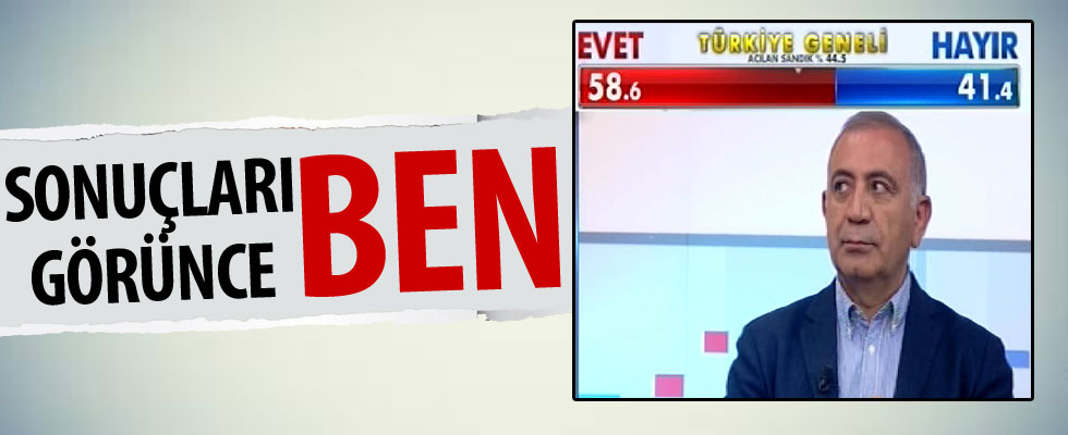 Gürsel Tekin'in suratı böyle düştü