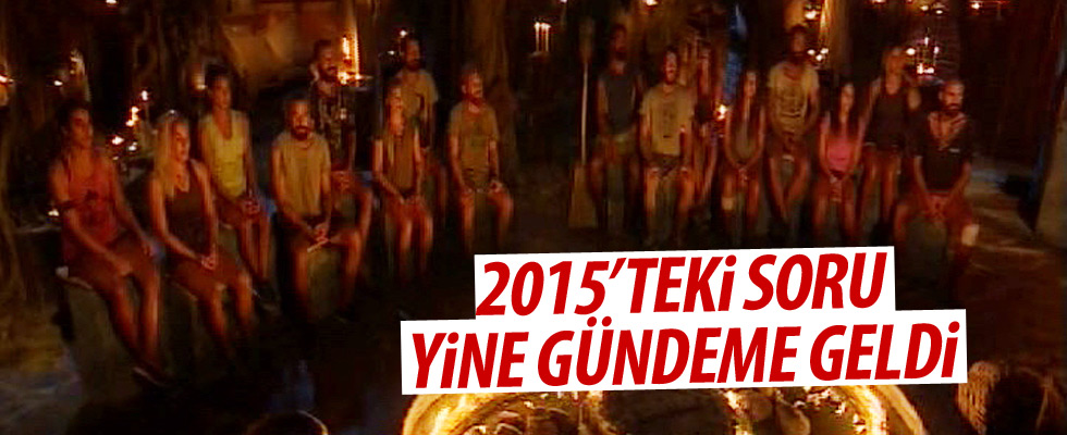 Survivor'da yine aynı soru gündemde