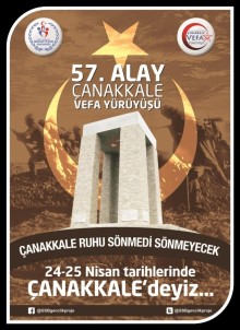 Gençlik Ve Spor Bakanlığı'ndan '57. Alaya Vefa Yürüyüşü'