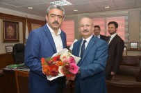 NECATI TOPALOĞLU - Müftü Topaloğlu, Başkan Alıcık'ı Ziyaret Etti