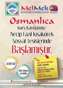 Osmanlıca Türkçesi İle Bilgisayar Kursları Kayıtları Devam Ediyor
