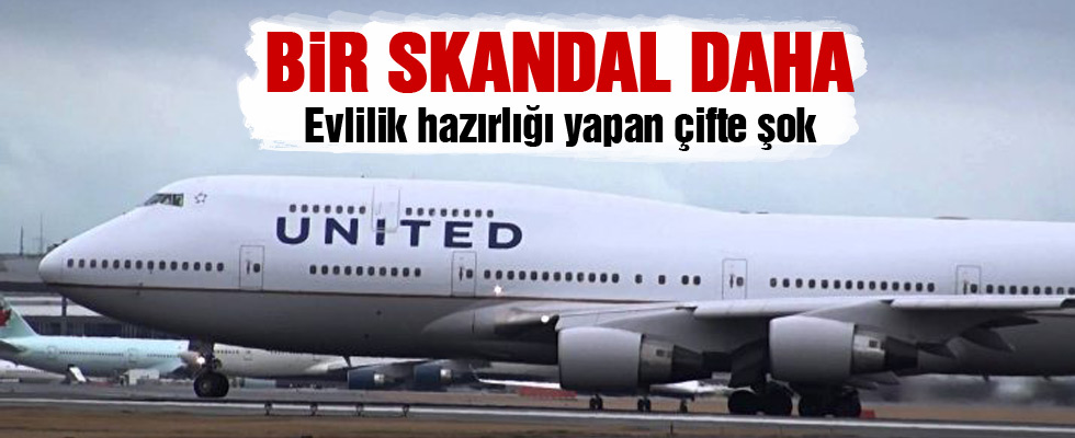 United bu kez evlilik hazırlığı yapan çifti uçaktan attı