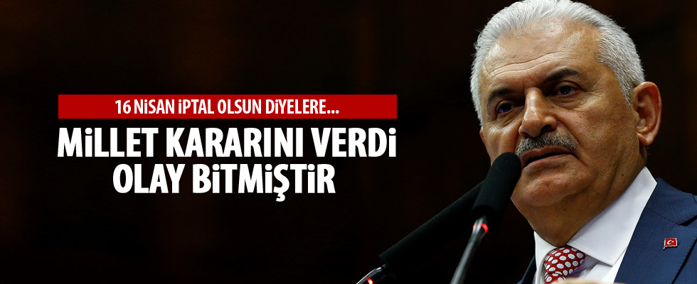 Başbakan Yıldırım: Sözlerimiz maksadını aşmış olabilir