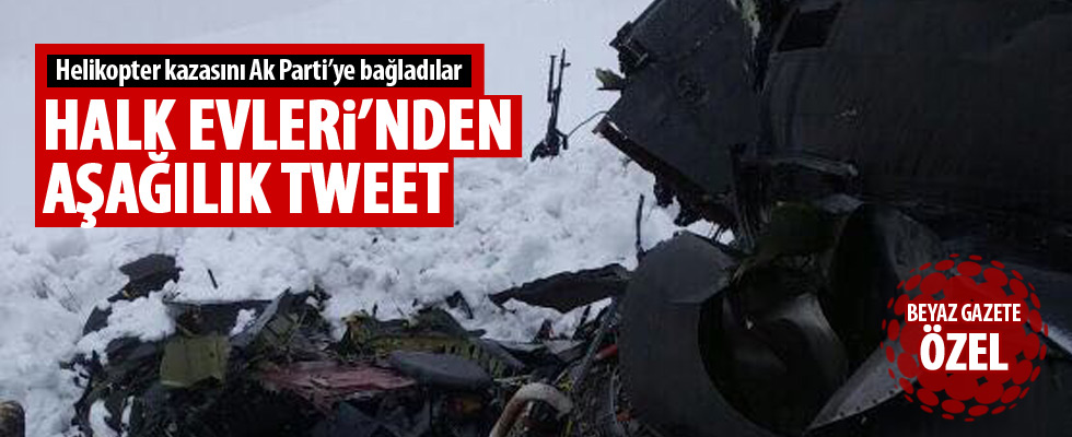 Halk Evleri'nden skandal tweet