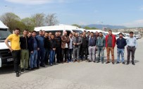 SERVİS ŞOFÖRÜ - Servisçilerden 'Korsan' Eylemi