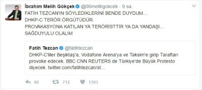 Başkan Gökçek, Beşiktaş Maçında Provokasyon İçin Uyardı