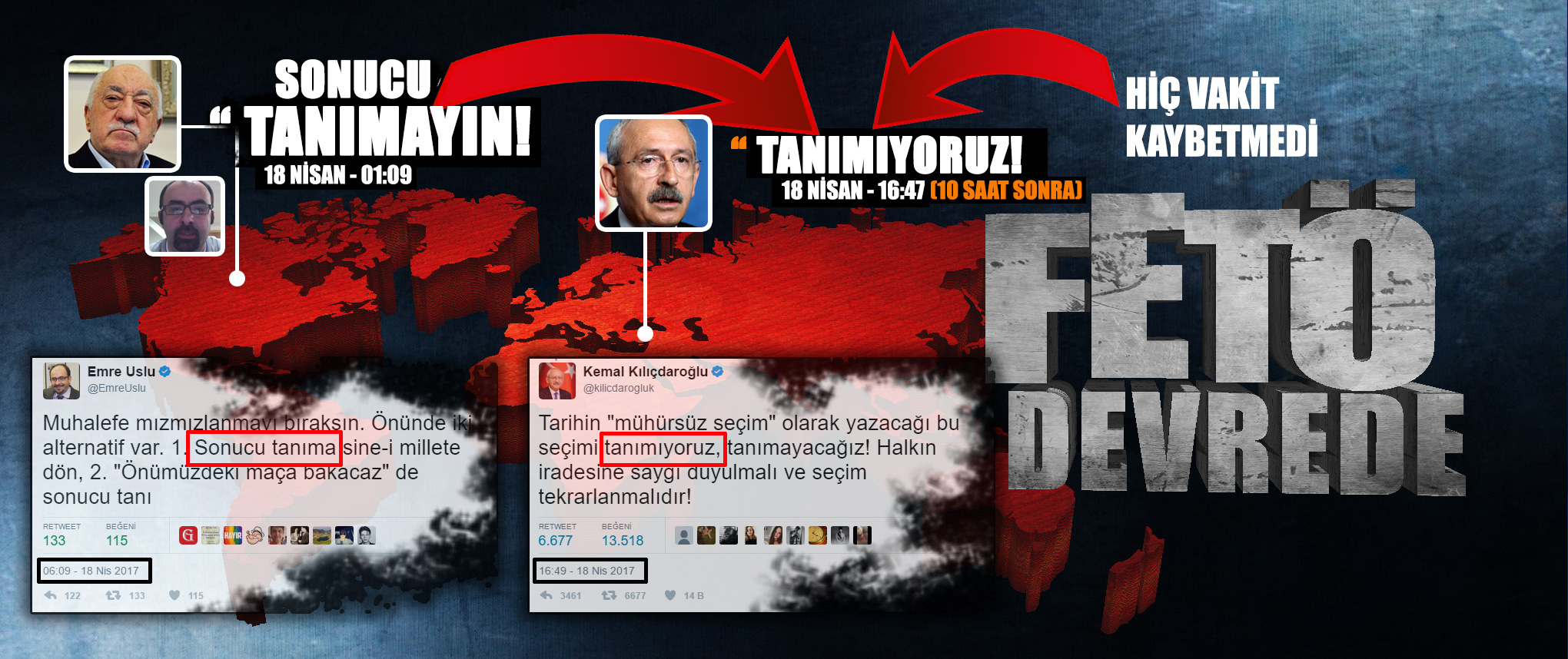 Kılıçdaroğlu'na 'Sonuçları tanımıyoruz' talimatı FETÖ'den