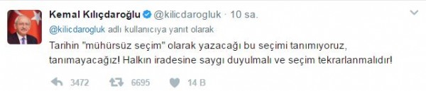 Kılıçdaroğlu'na 'Sonuçları tanımıyoruz' talimatı FETÖ'den