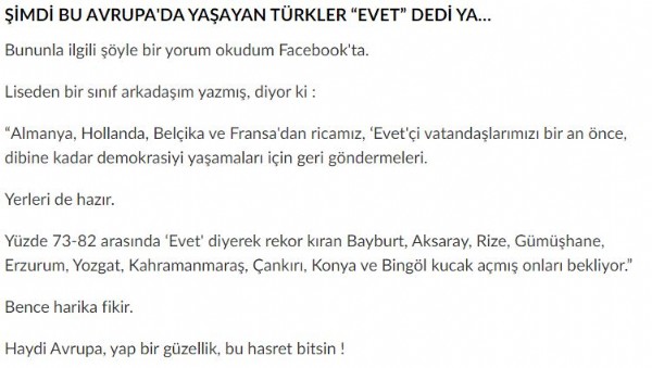 Sözcü yazarından küstah yazı