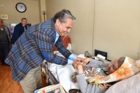 Başkan Uysal'dan Felçli Hastayı Ziyaret Etti