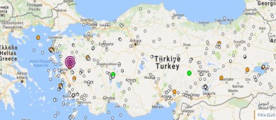 Manisa'da 4,3 büyüklüğünde deprem