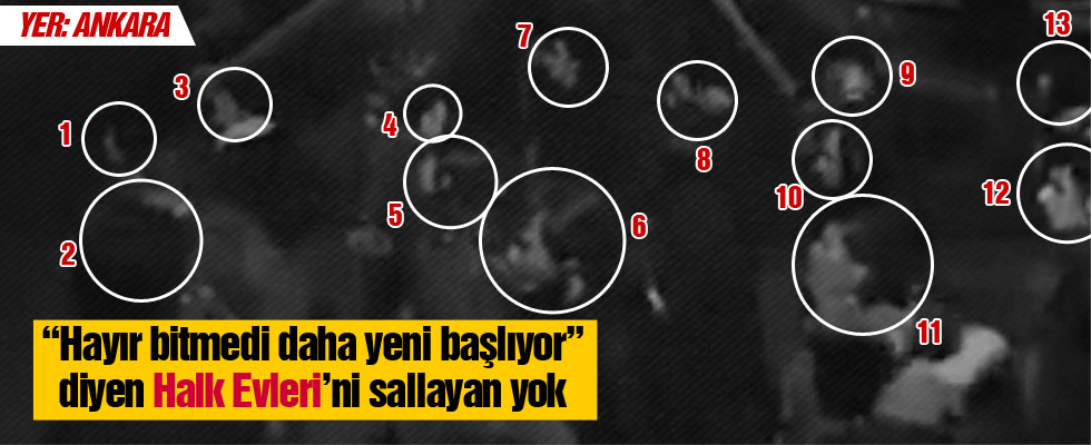 Ankara'da Halk evlerini sallayan yok