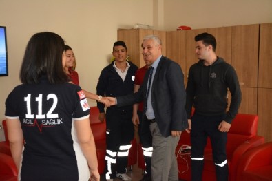 Başkan Toyran'dan 112 Acil Servis İstasyonu'na Sürpriz Ziyaret
