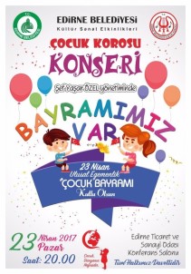 Edirne Belediye Çocuk Korosu'ndan 23 Nisan Özel Konseri