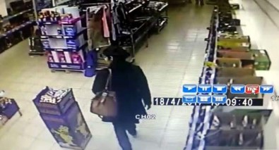 Güvenlik Kameralarına Yakalanan Parfüm Hırsızı Gözaltına Alındı