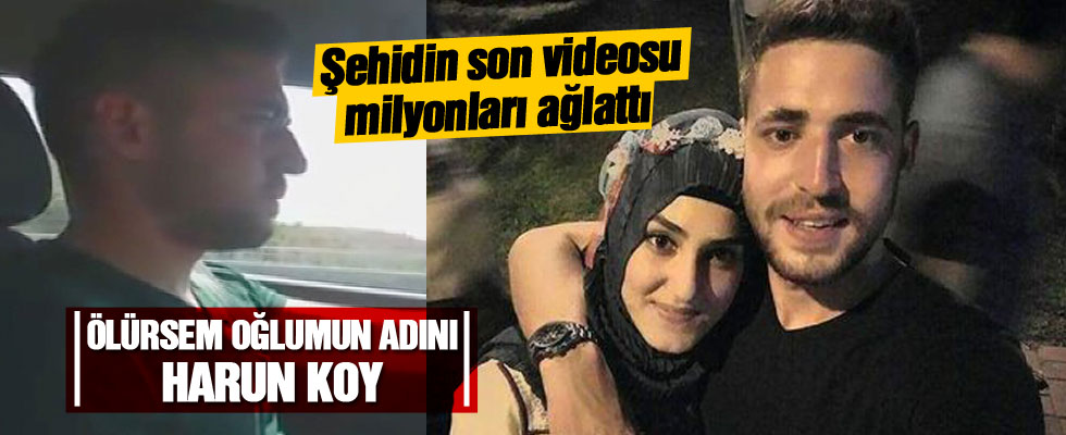 Hakkari şehidi Harun Şenözüar'ın son paylaşımı yürekleri dağladı