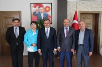İSMAIL YAVUZ - Halterci  Yavuz Başkan Cabbar'ı Ziyaret Etti