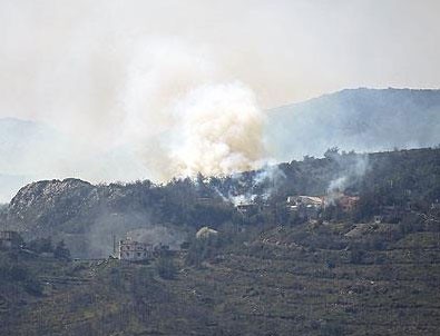 Türkmendağı''na Esed bomba yağdırıyor