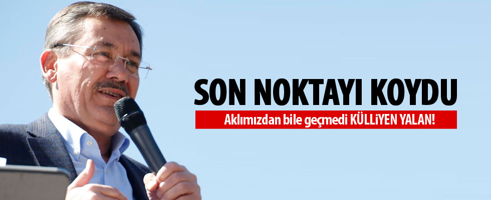 Melih Gökçek: Külliyen yalan!