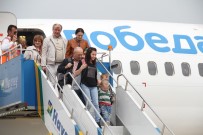 TURİZM SEZONU - Gazipaşa Havalimanı'nda İlk Tarifeli Rus Uçağına Görkemli Karışlama
