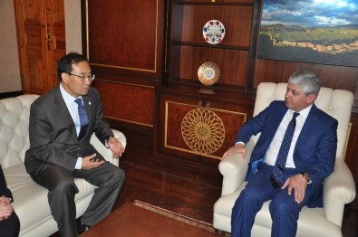 Kore Büyükelçisi Yunsoo Cho'dan Vali Doğan'a Ziyaret
