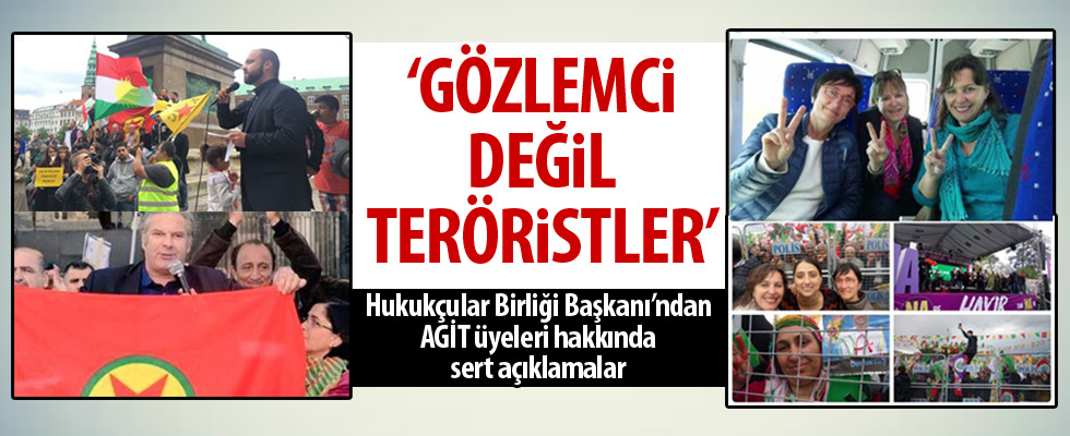 'AGİT temsilcileri terörist'