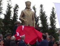 5.5 metre yüksekliğinde Atatürk anıtı açıldı