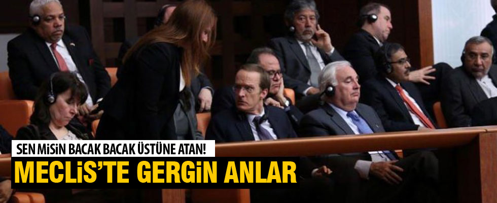 Bacak bacak üstüne attı, böyle uyarıldı!