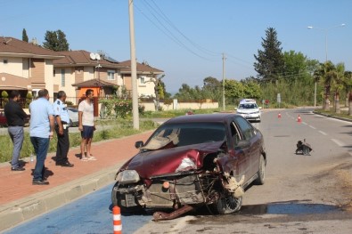 Manavgat'ta Trafik Kazası Açıklaması 1 Yaralı