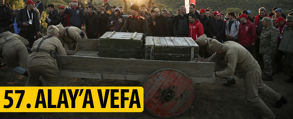 57. Alay'a Vefa yürüyüşü gerçekleştirildi