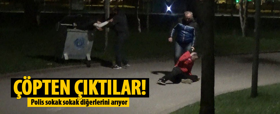 Çöpten hırsız çıktı....