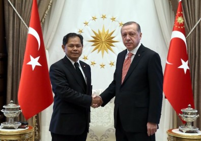 Cumhurbaşkanı Erdoğan, Tayland Büyükelçisi Chirapant'ı Kabul Etti