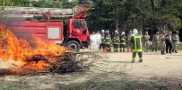 SÖNDÜRME TÜPÜ - Jandarma Ulaştırma Tabur Komutanlığında Yangın Eğitimi