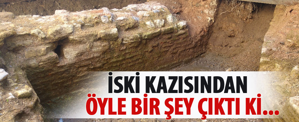 İSKİ kazısından 1500 yıllık kilise çıktı