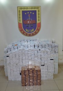 Türkoğlu'nda 49 Bin Paket Kaçak Sigara Ele Geçirildi