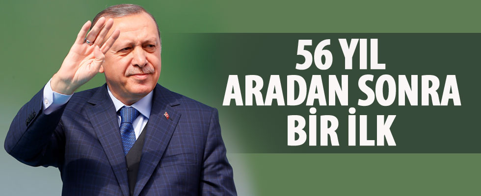 56 yıl sonra bir ilk