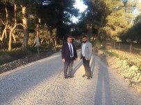 CENGIZ ERGÜN - Bozuk Olan Çamlık Yolu Yenilendi