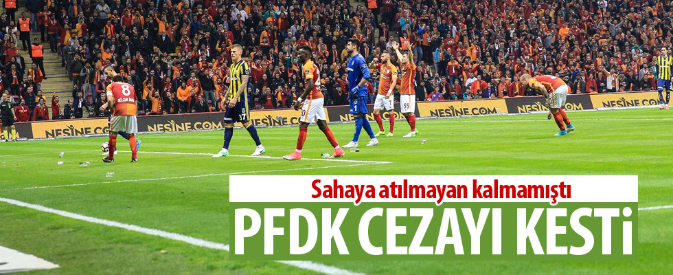 Galatasaray'a PFDK'dan şok