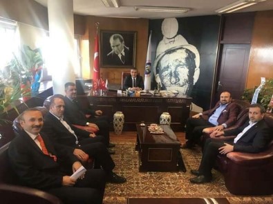 Genel Başkan Vekili Doğan, Genel Müdür Eroğlu'nu Ziyaret Etti