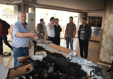 Hırsızlar Et Çaldıkları Lokantayı Ateşe Verdi