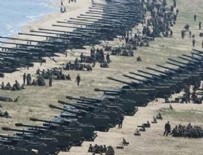 UÇAK GEMİSİ - Savaş çanları! Yüzlerce tank sınıra dizildi