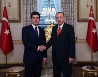 NEÇİRVAN BARZANİ - Cumhurbaşkanı Erdoğan, Barzani'yi kabul etti