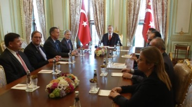 Erdoğan Atlantik Konseyi Yönetim Kurulu'nu Kabul Etti